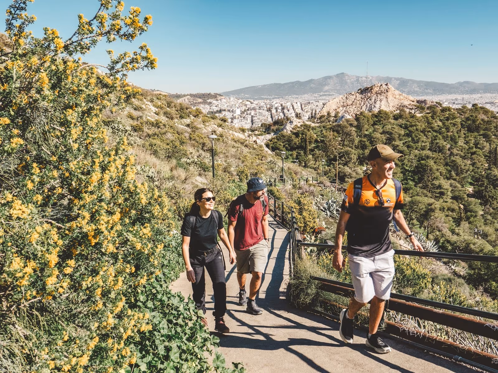Hidden Acropolis viewpoint on the Lycabettus Hill descent, exclusive to walking tours